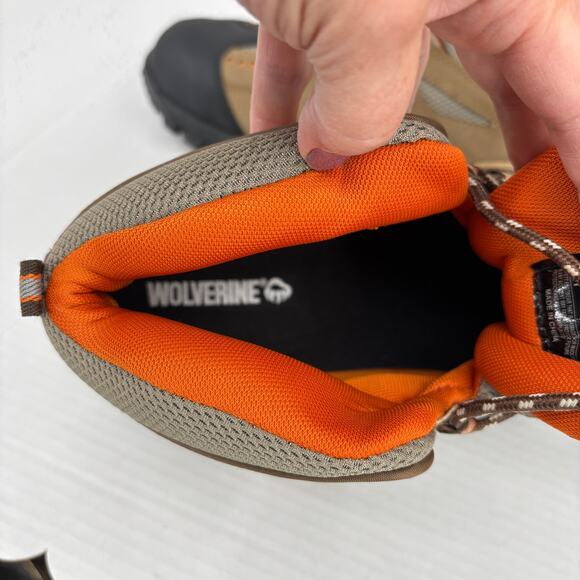 Wolverine Durant Work Boot Mens 10 EW Brown Leather Waterproof Steel Toe Safety - Picture 9 of 13